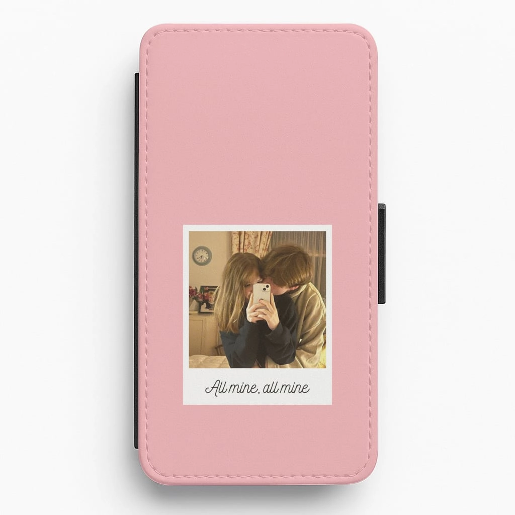Hybrid Build All Mine, All Mine - Personalised Couples Flip / Wallet Phone Case