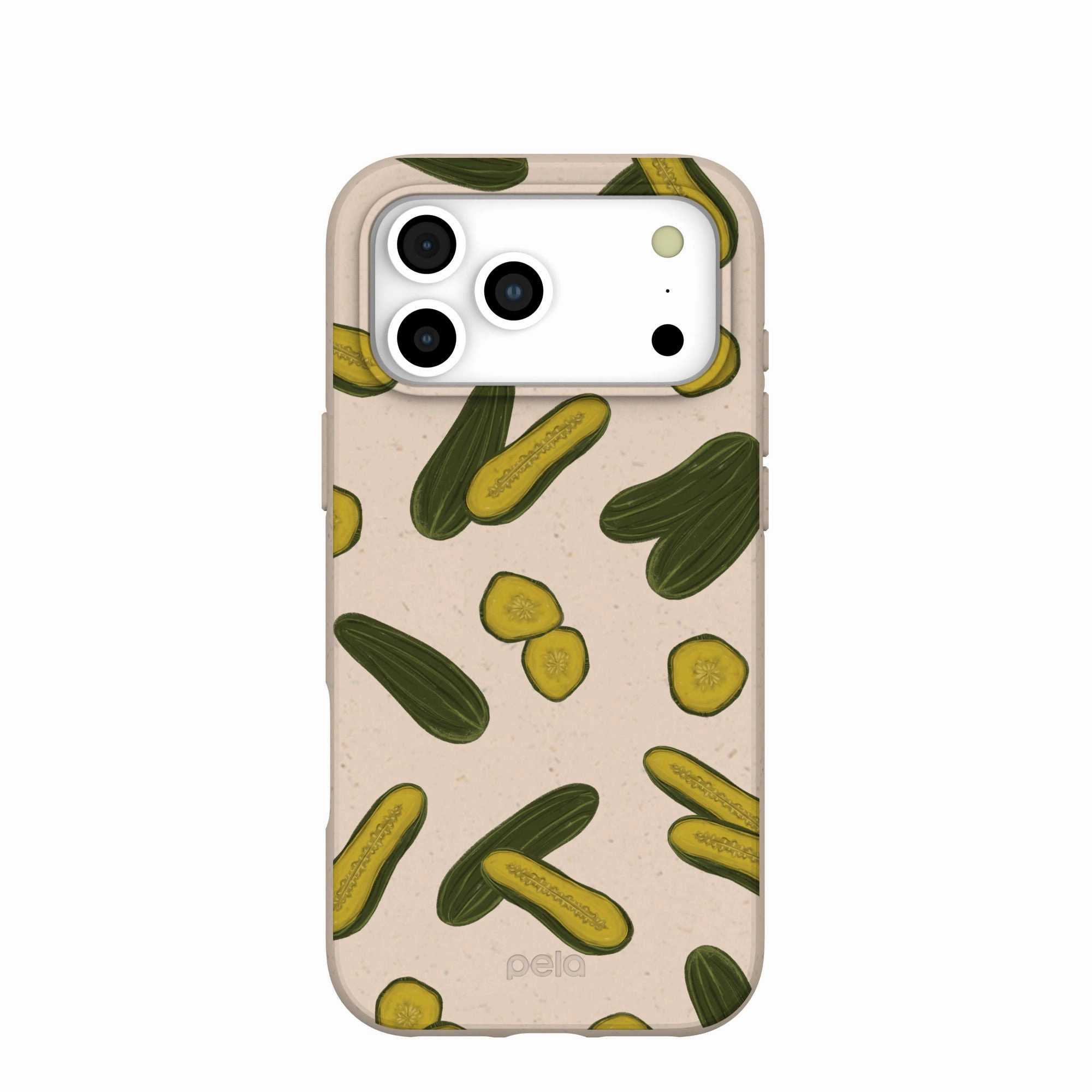 Seashell In a Pickle iPhone 17 Pro Max Case Polished Texture Finish Unisex Design