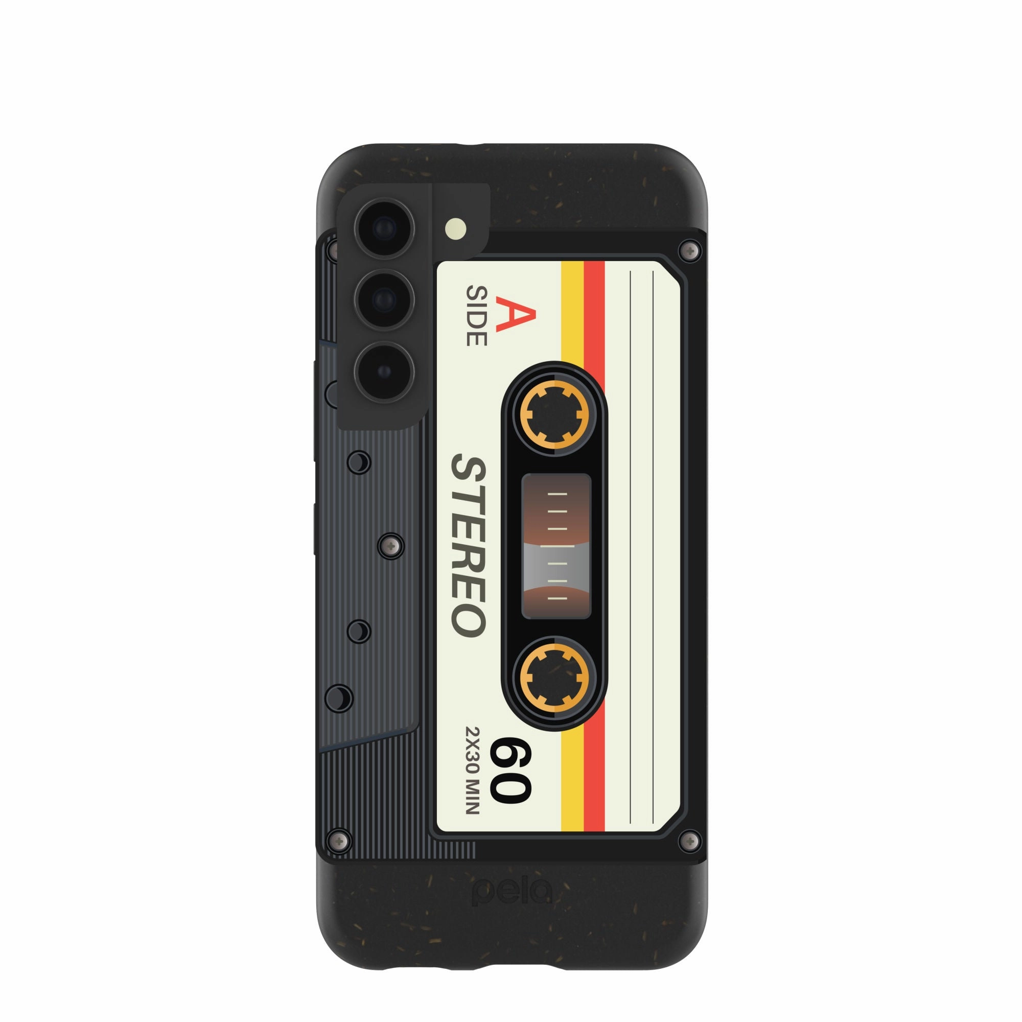 Black Cassette Samsung Galaxy S22 Case Slim Profiled
