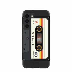 Black Cassette Samsung Galaxy S22 Case Slim Profiled