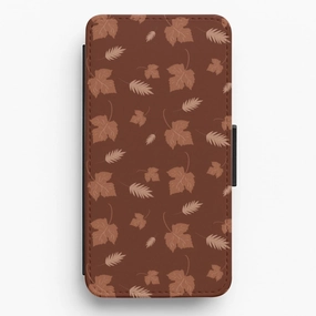 Strong protection Autumn Leaf Patterns Flip / Wallet Phone Case