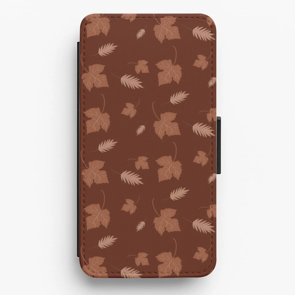Strong protection Autumn Leaf Patterns Flip / Wallet Phone Case