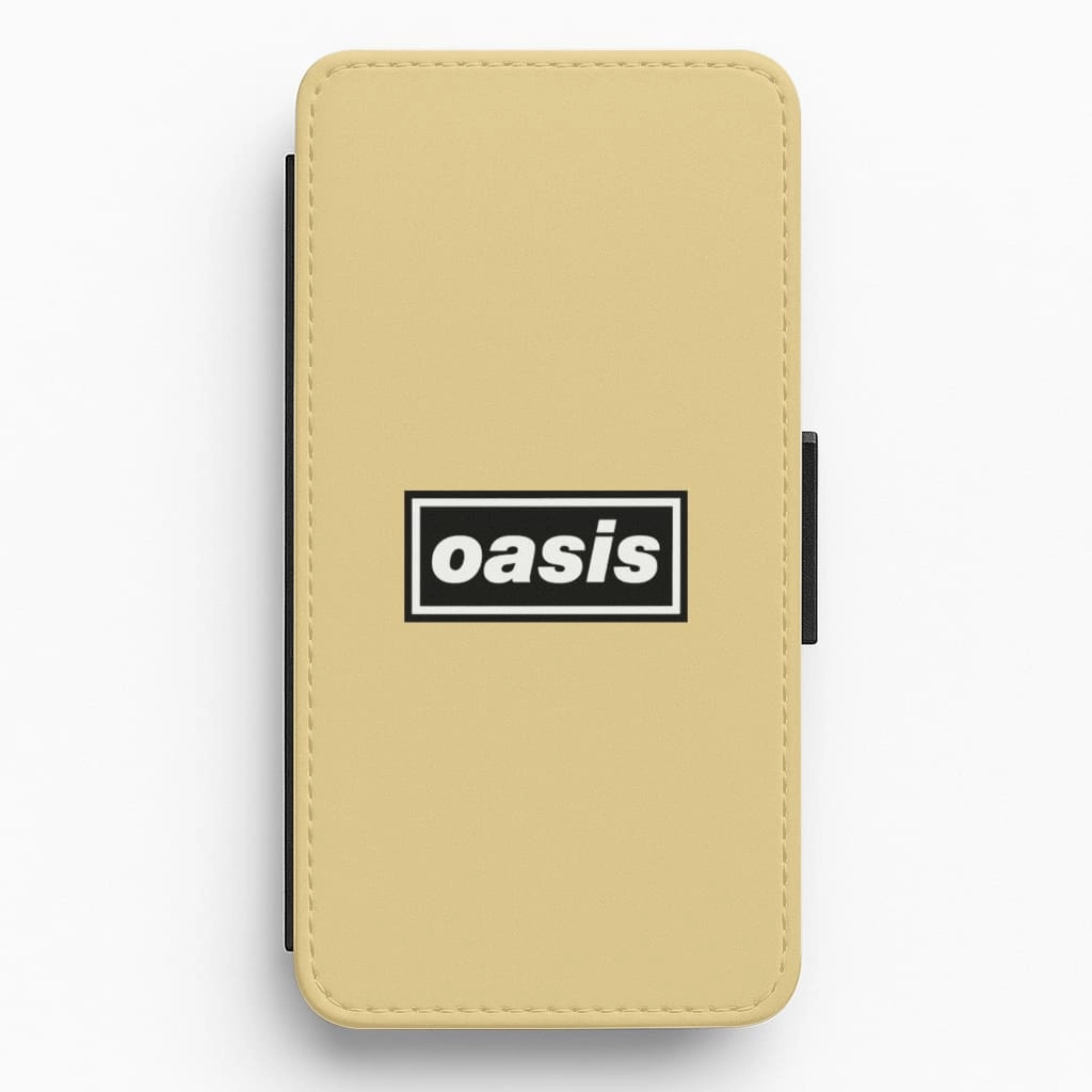 Durable Surface Design Soft edges Band Name Yellow Flip / Wallet Phone Case