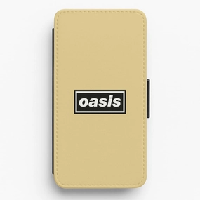 Durable Surface Design Soft edges Band Name Yellow Flip / Wallet Phone Case