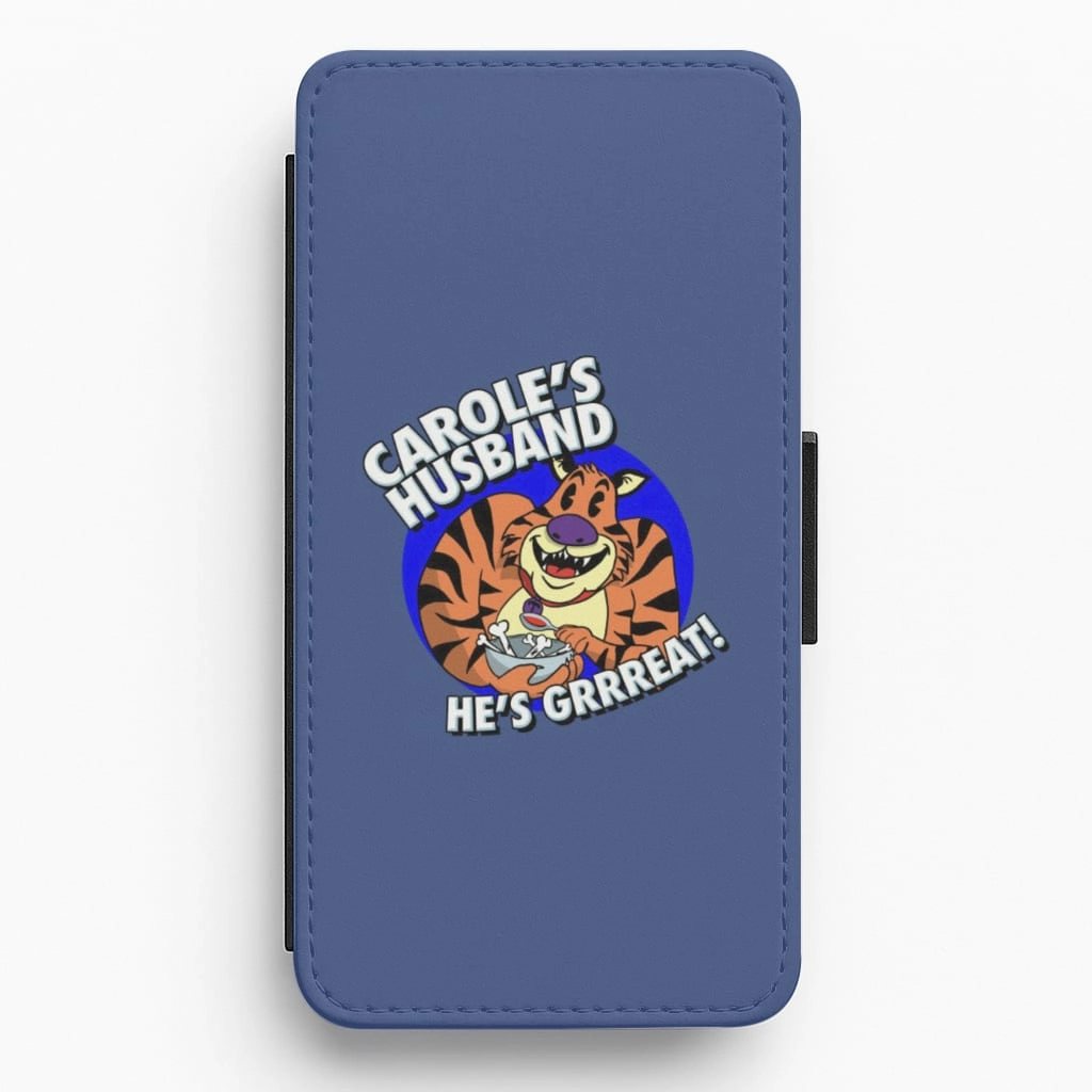 Student Friendly Flexible Shell Baskin Tigers - Tiger King Flip / Wallet Phone Case