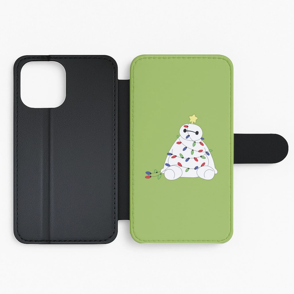 Baymax Christmas Flip / Wallet Phone Case Premium Quality
