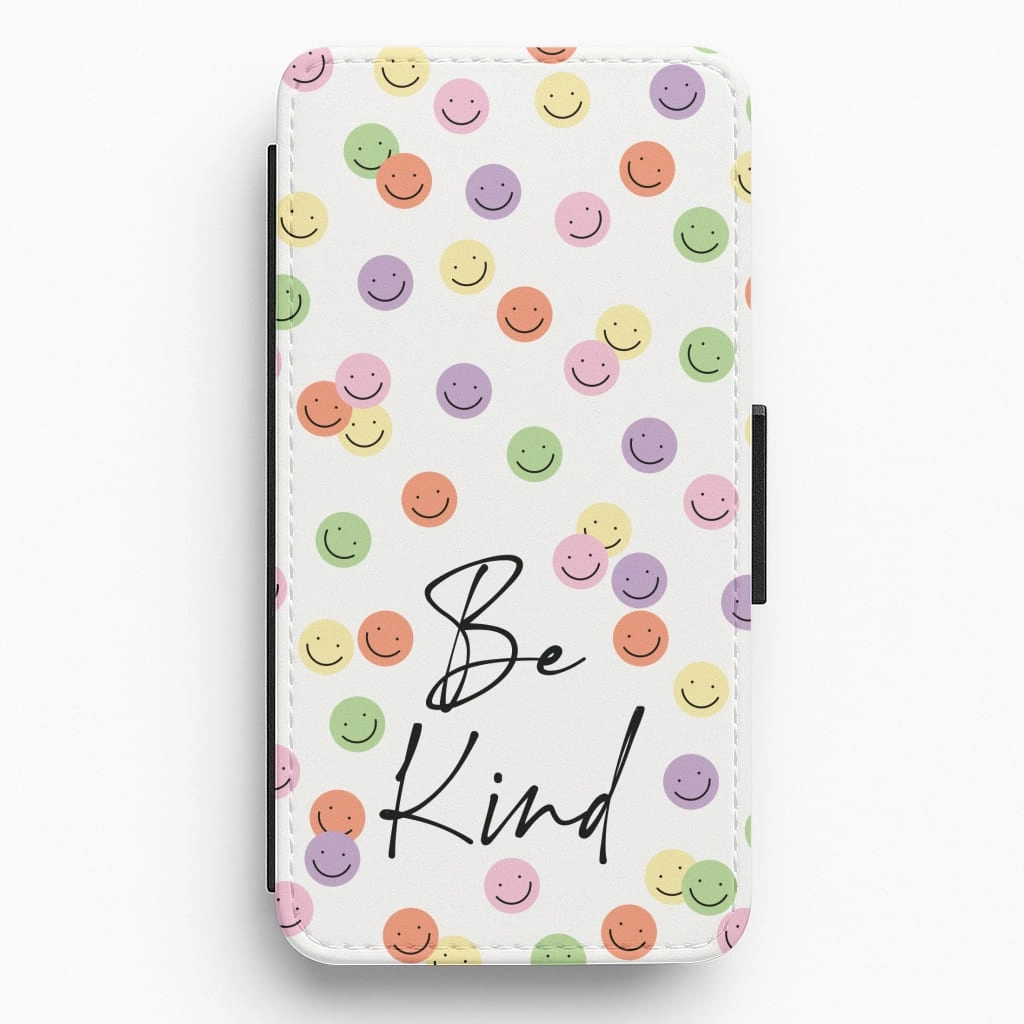 Luxury Detail Texture Be Kind  Flip / Wallet Phone Case