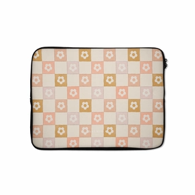 Beige Splendor Laptop Sleeve Fashion Forward Classic Texture