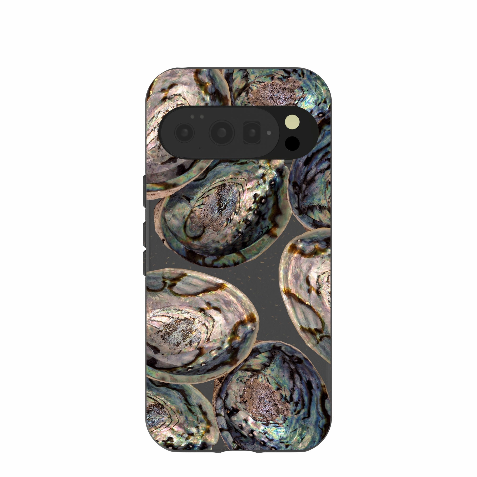 Black Abalone Shells Google Pixel 10/10 Pro Case Everyday Fit Portable Case