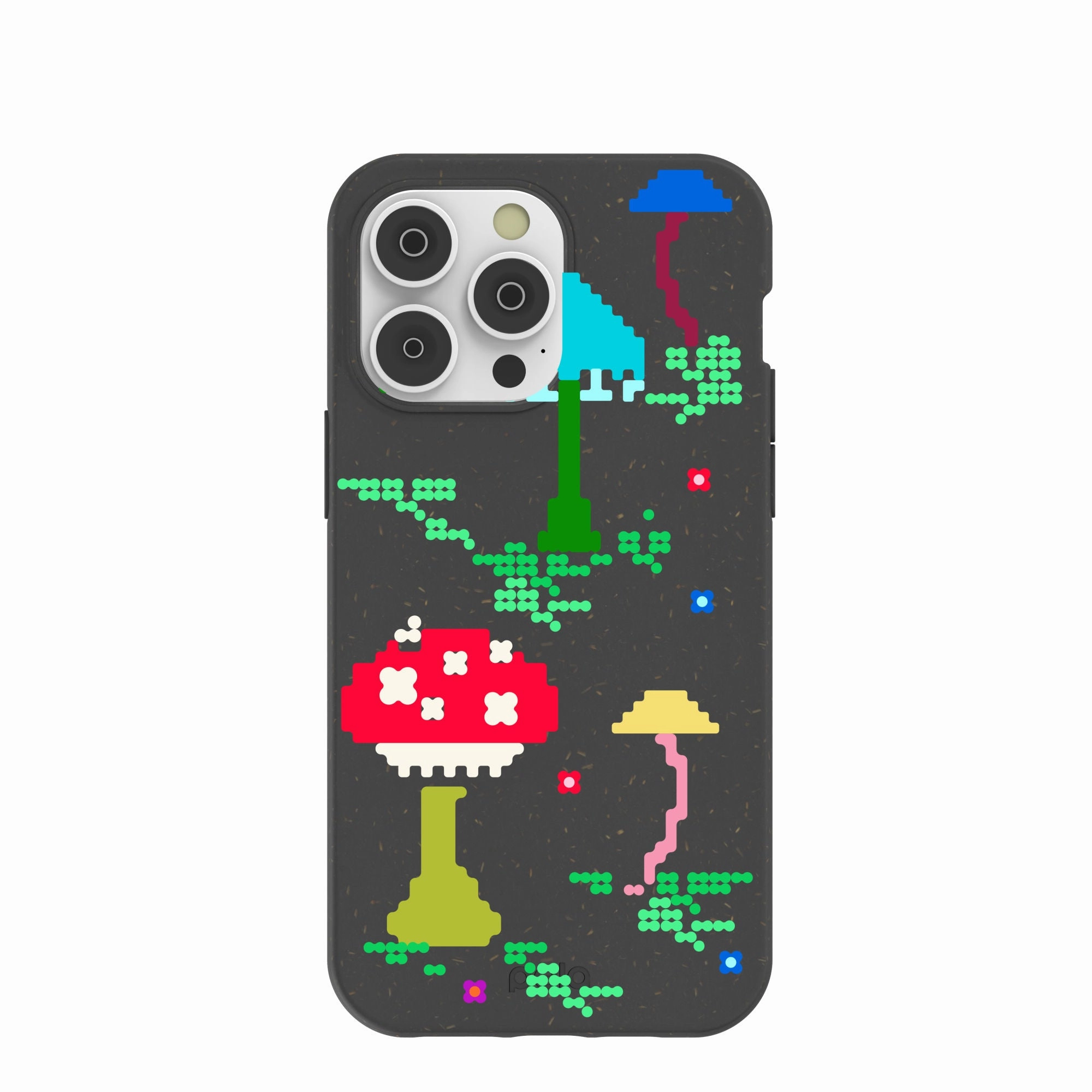 Modern Style Modern Texture Black Byte Bloom iPhone 14 Pro Max Case