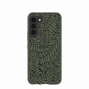 Comfort Shape Sleek Appearance Black Fern Dreams Samsung Galaxy S22 Case