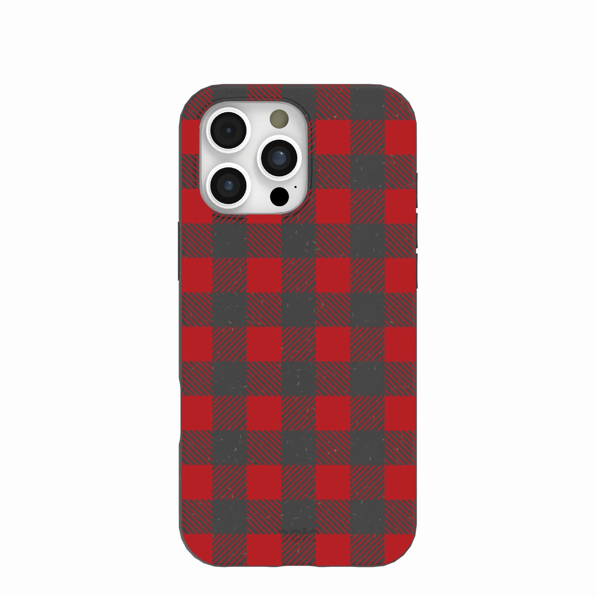 Black Flannel iPhone 16 Pro Max Case Premium Protection