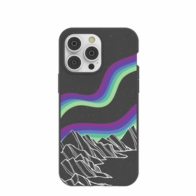 Black Glow iPhone 14 Pro Max Case Urban Style Minimal Pattern Texture