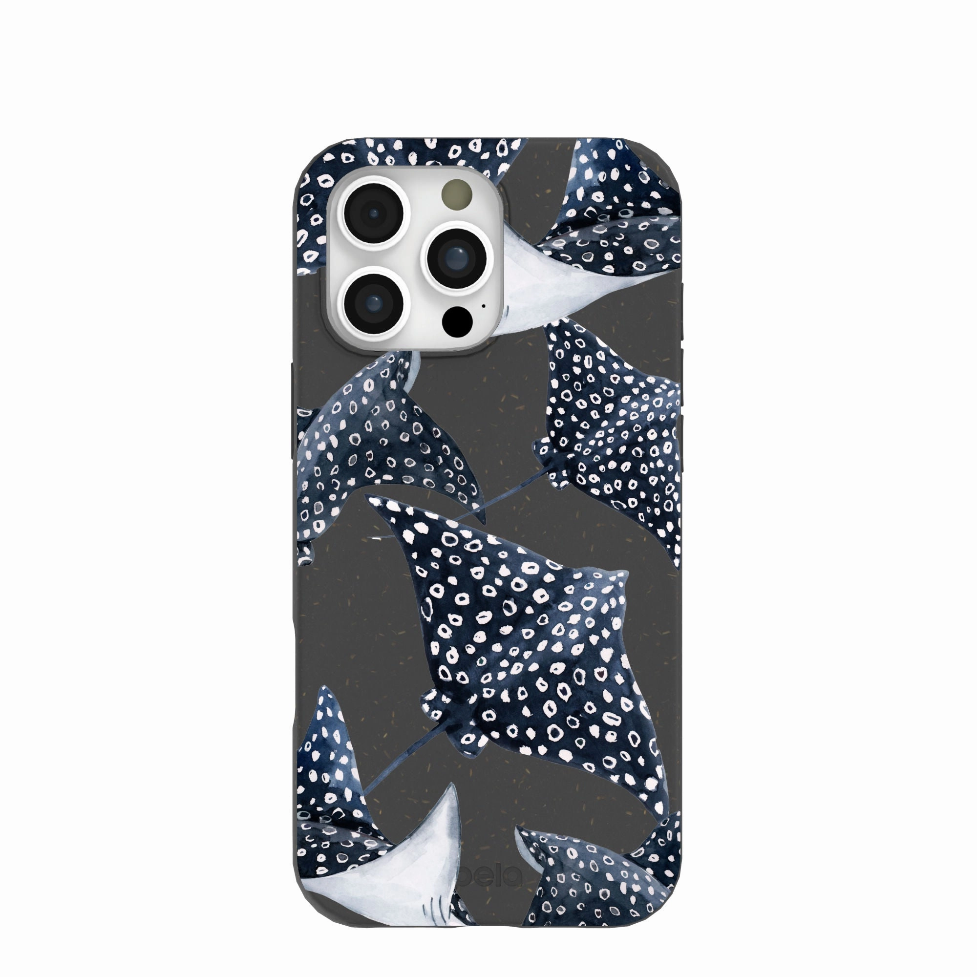 Polished Finish Black Midnight Rays iPhone 16 Pro Max Case