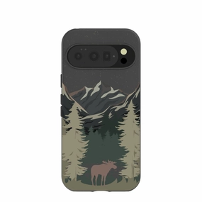 Grip Texture Black Moose Mountain Google Pixel 10/10 Pro Case
