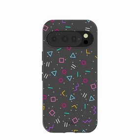 Black Neon Nostalgia Google Pixel 10/10 Pro Case Modern Look Versatile Accessory