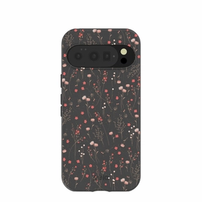 Black Night Garden Google Pixel 10/10 Pro Case Portable Protection Soft touch layer