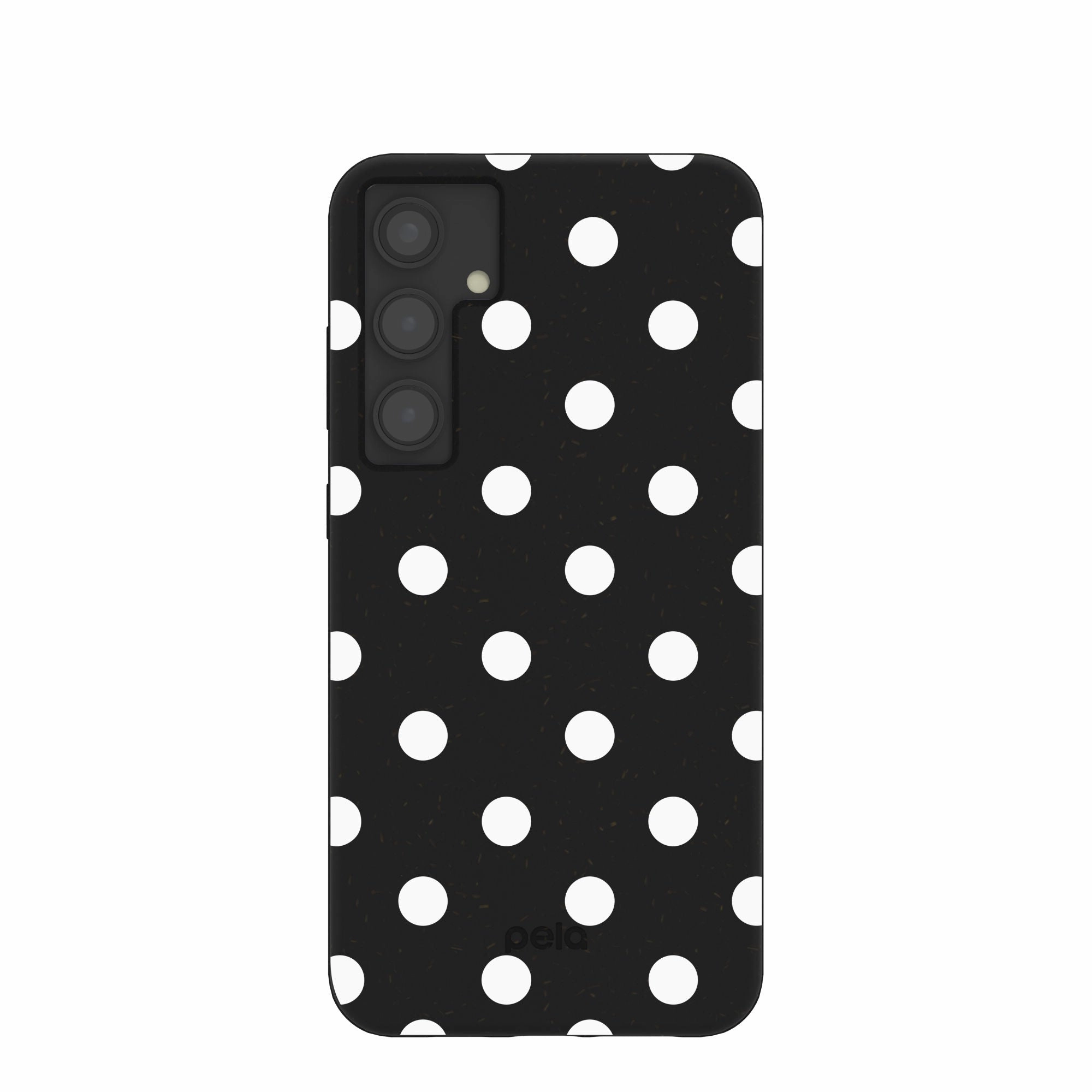 Compact Edge Matte Pattern Layer Black Polka Confetti Samsung Galaxy S24 (Plus) Case