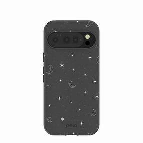 Rugged Surface Build Black Quiet Stars Google Pixel 10/10 Pro Case