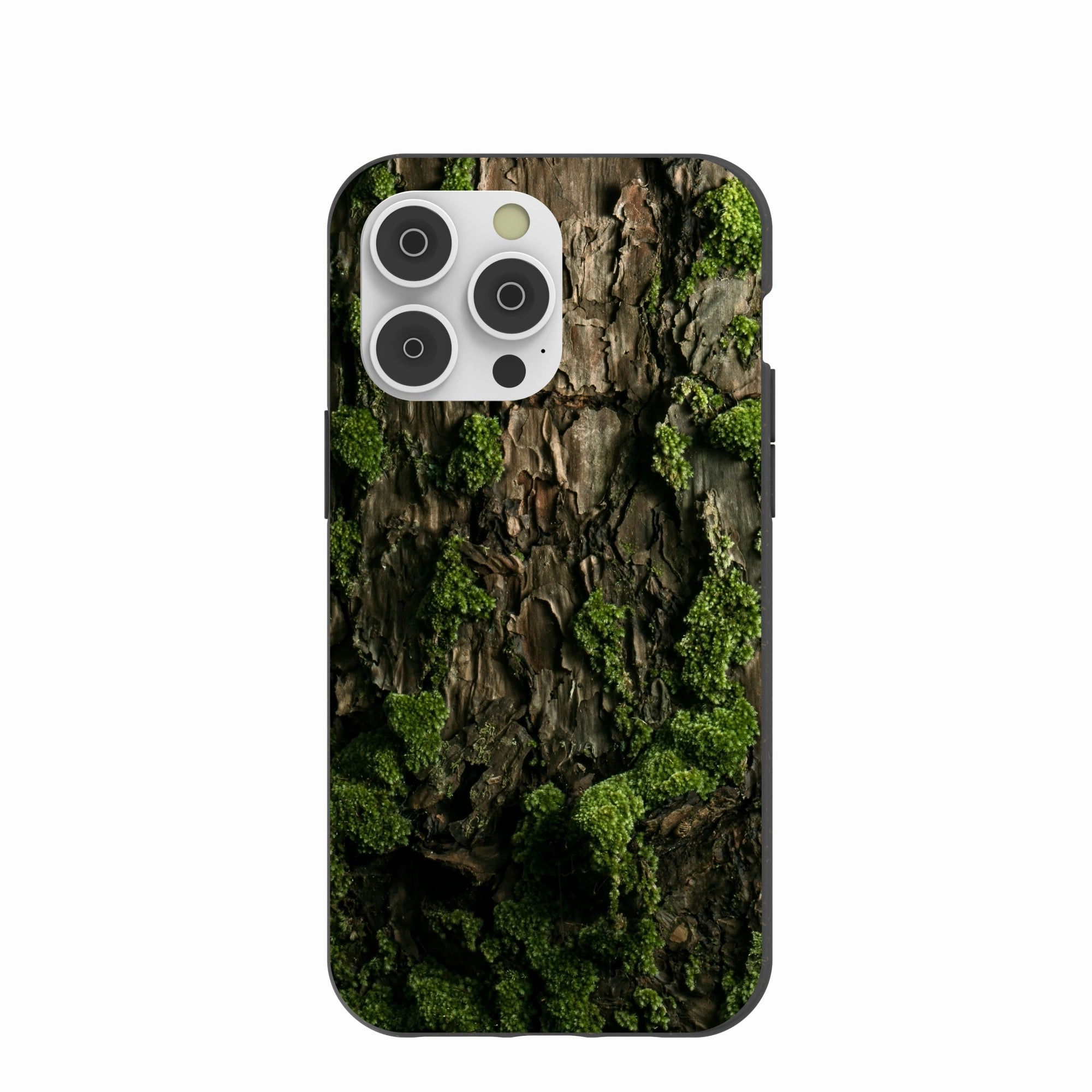 Black Tree Bark iPhone 14 Pro Max Case Artistic Design Durable Design Texture