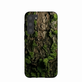 Black Tree Bark Samsung Galaxy S23 (Plus) Case Tight Fit Everyday Function