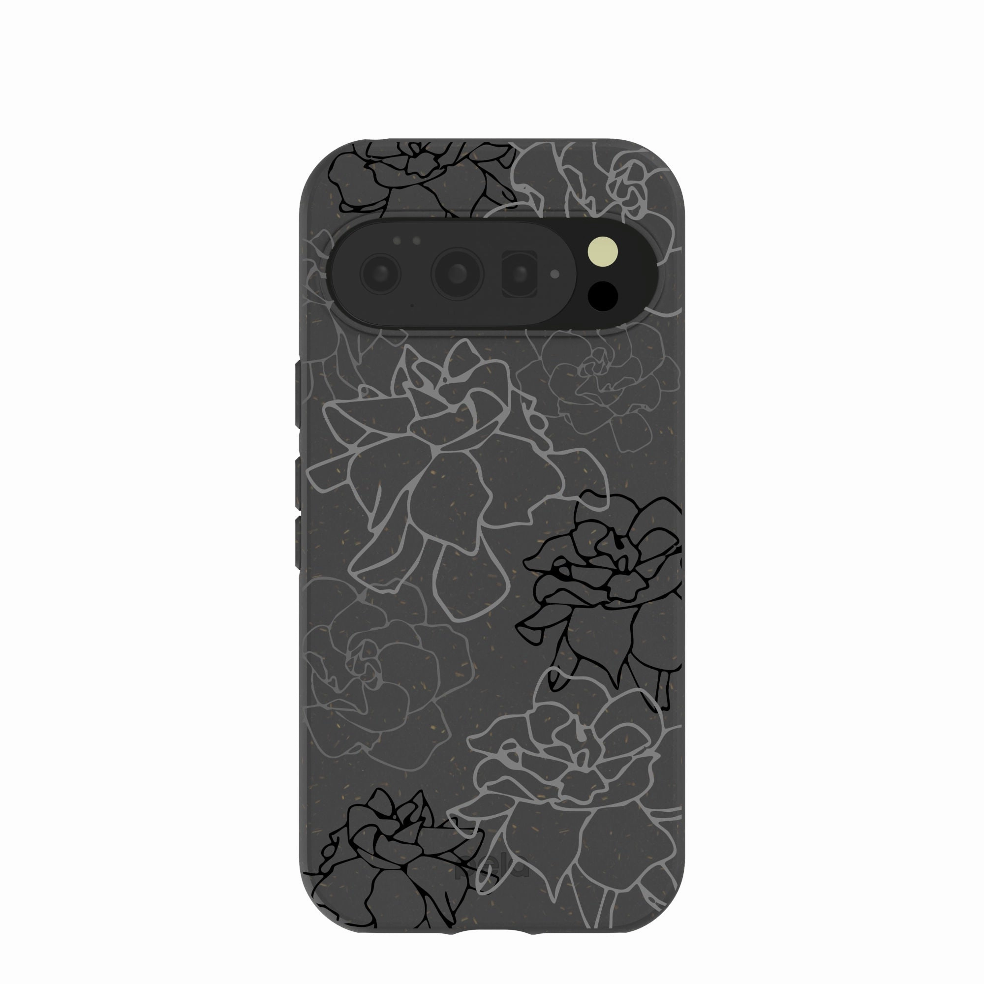 Compact Design Black Gardenia Lines Google Pixel 10/10 Pro Case
