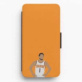 Booker - Basketball Flip / Wallet Phone Case Everyday Fit