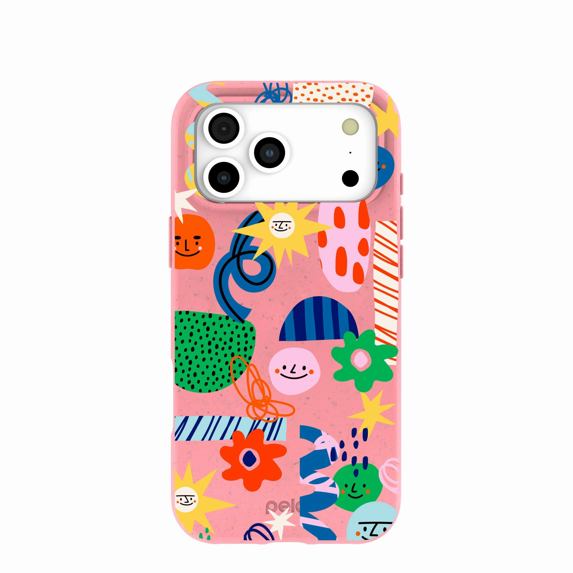 Bubblegum Pink Daydreaming iPhone 17 Pro Max Case Vivid Detail Hybrid Edge