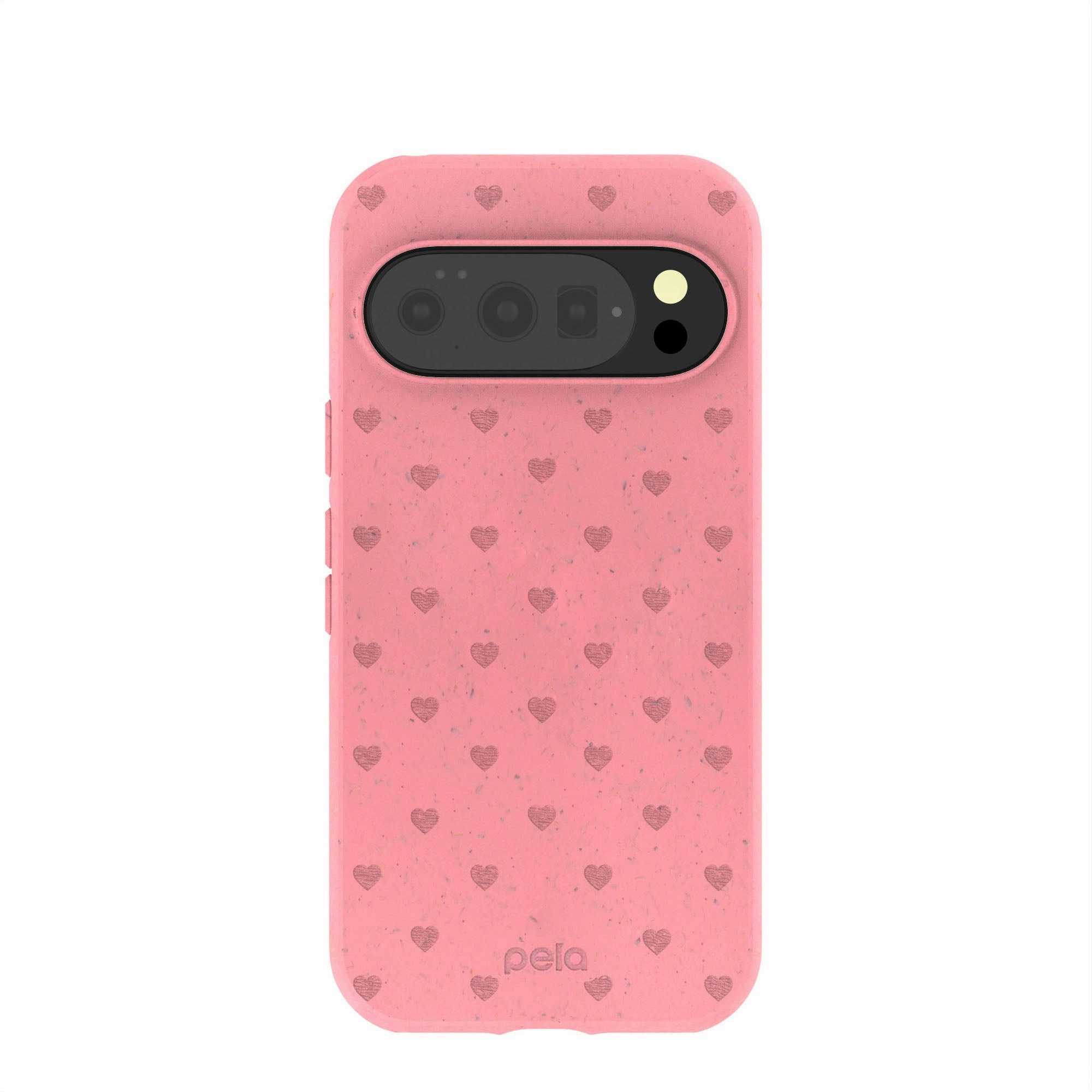 Elegant Finish Chic Accessory Bubblegum Pink Hearts Google Pixel 10/10 Pro Case