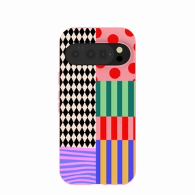 Impact shield Vivid Surface Bubblegum Pink Juggling Colors Google Pixel 10/10 Pro Case