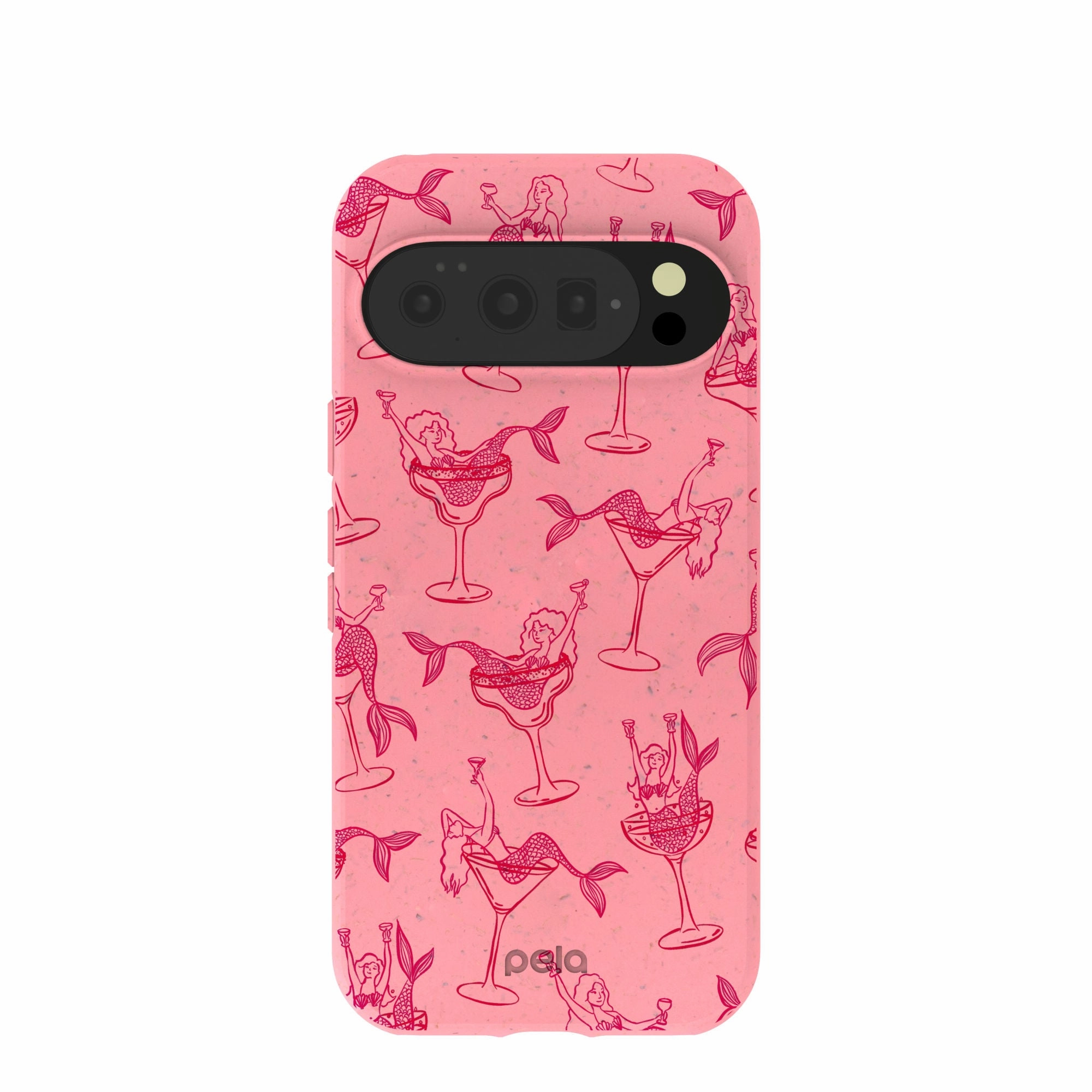 Bubblegum Pink Mermaid Cocktail Google Pixel 10/10 Pro Case Luxury Texture Travel Essential