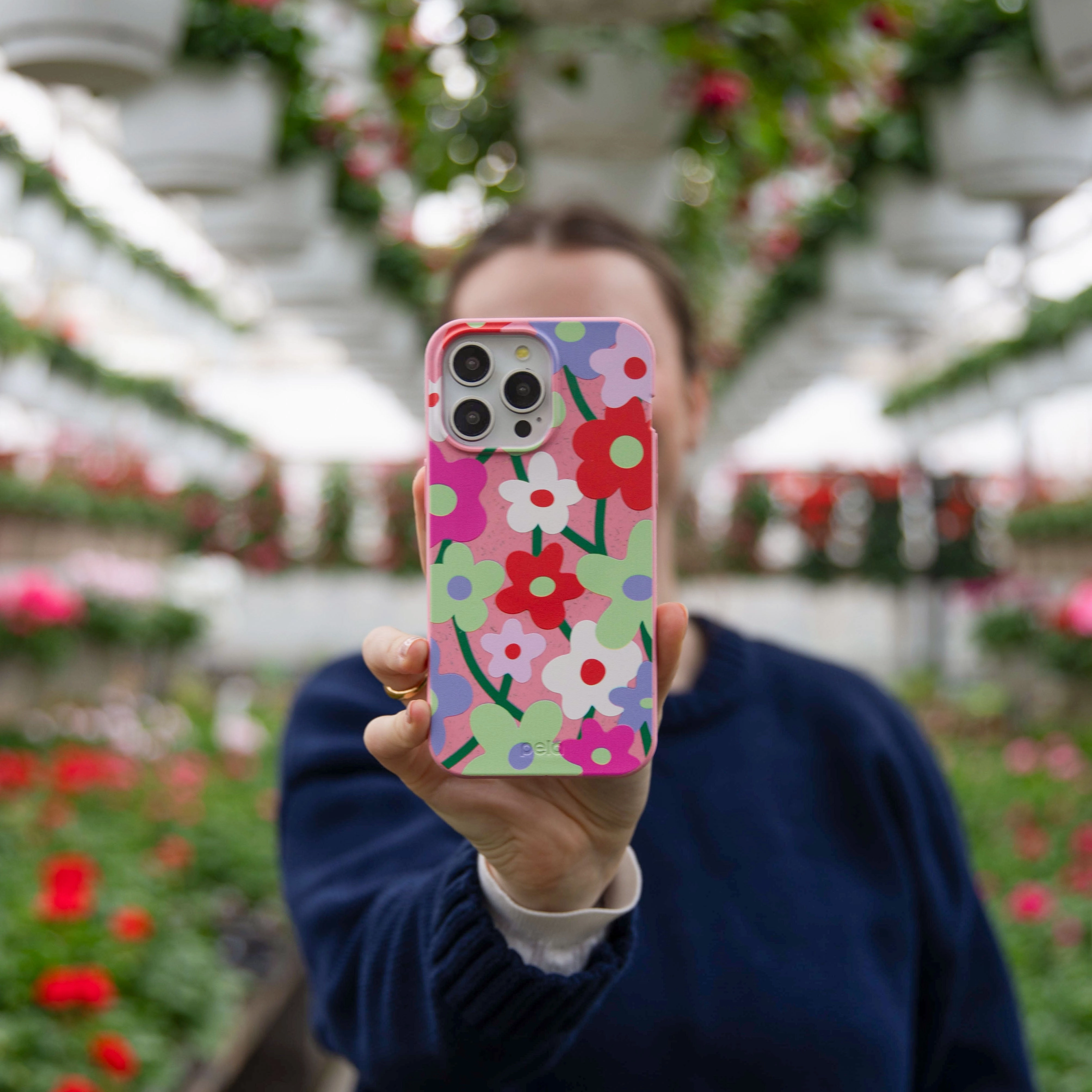 Bubblegum Pink Poppy Flora iPhone 17 Pro Max Case Creative Accent Wireless Compatible