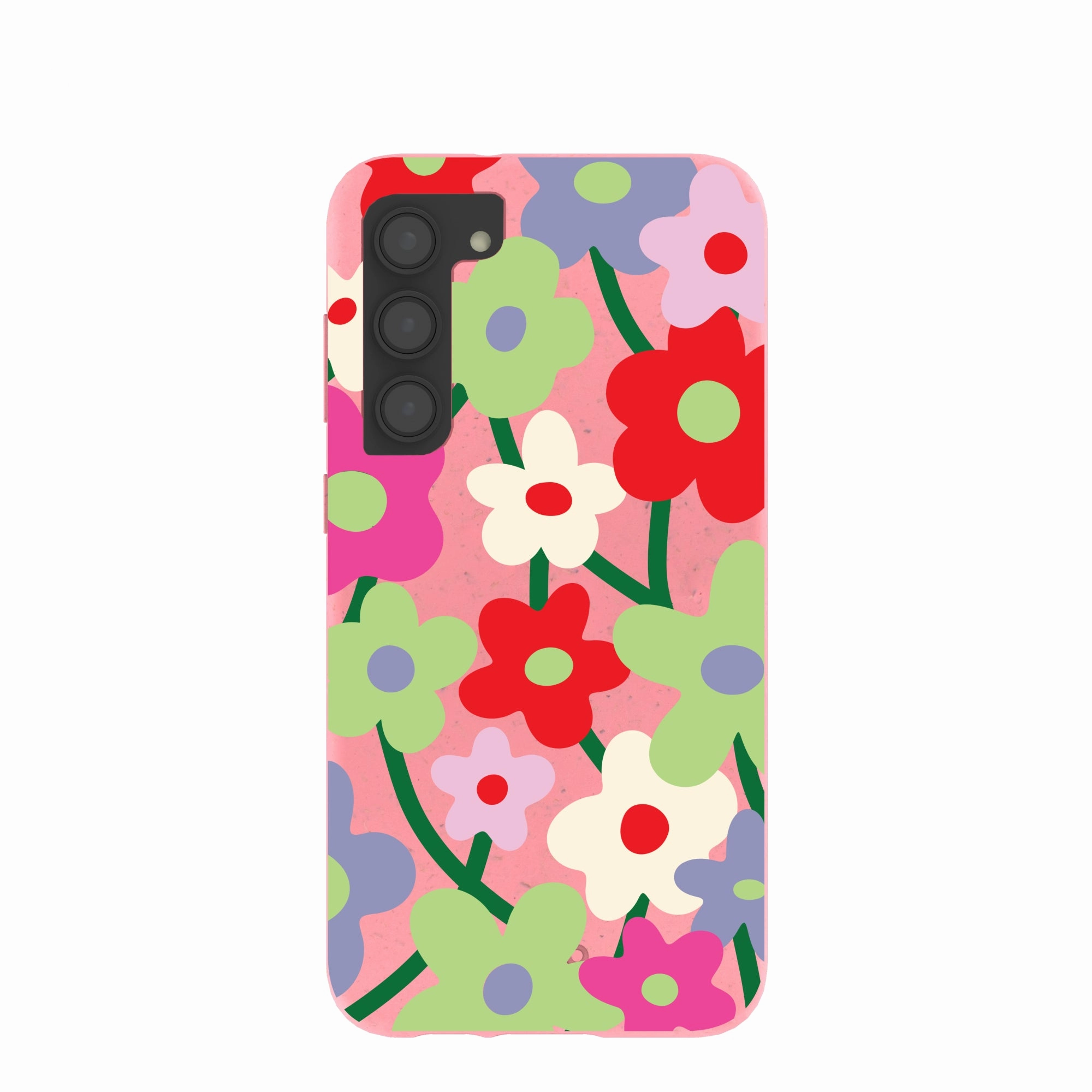 Bubblegum Pink Poppy Flora Samsung Galaxy S23 (Plus) Case Fashion Choice Casual Look