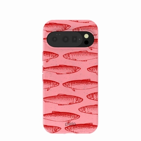 Lightweight Build Quality Luxury Finish Texture Bubblegum Pink Sardine Stream Google Pixel 10/10 Pro Case