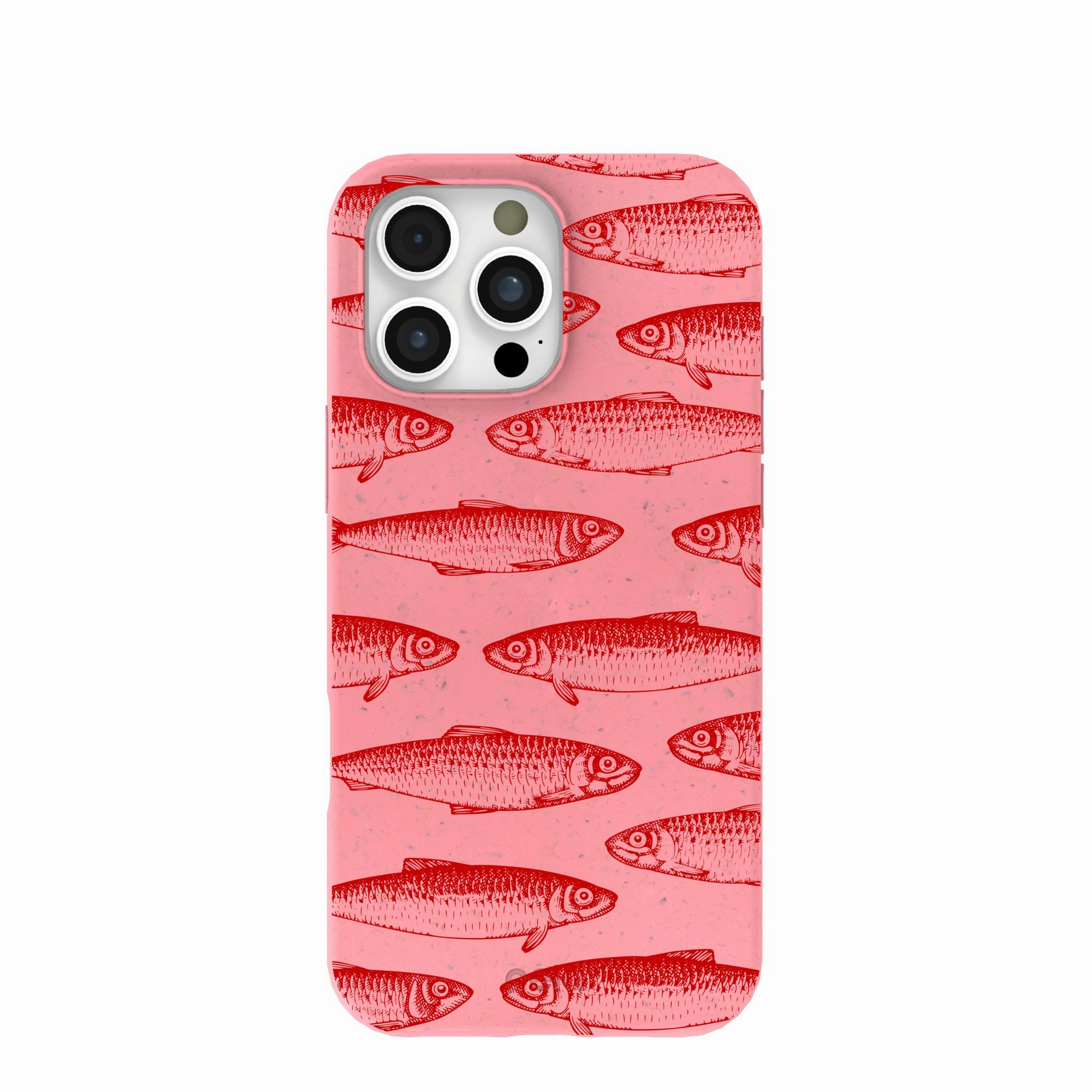 Soft Finish Layer Comfort Texture Bubblegum Pink Sardine Stream iPhone 16 Pro Max Case