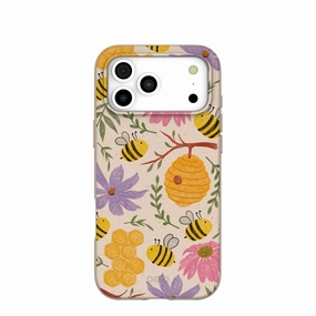 High End Look Seashell Bee Life iPhone 17 Pro Max Case