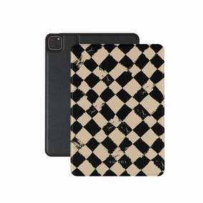 magnetic clasp cover Chess Cross Board iPad Case