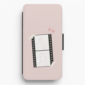 RM - BTS Flip / Wallet Phone Case Vivid Detail Texture Glossy Texture