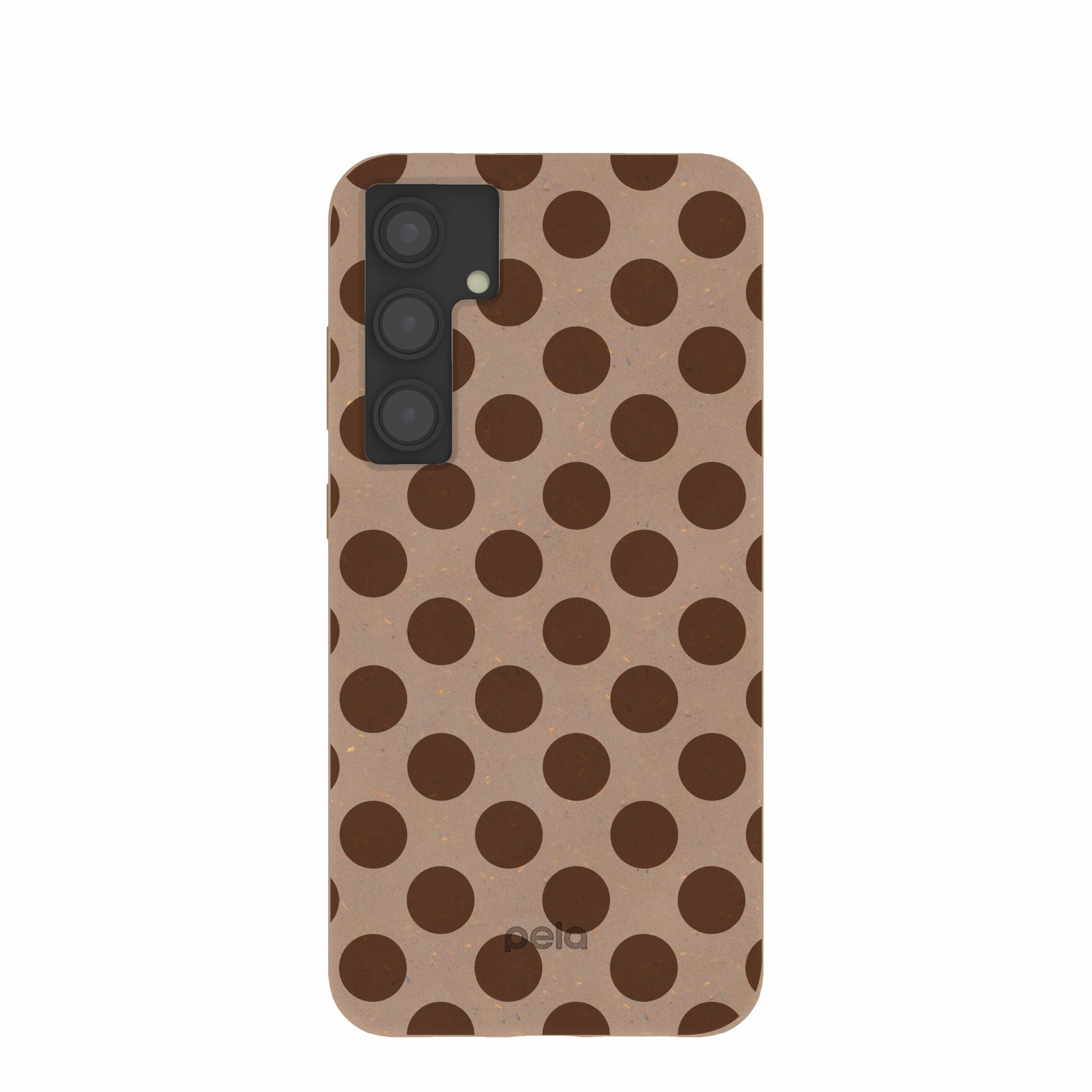 Chocolate Brown Cocoa Sprinkle Samsung Galaxy S24 (Plus) Case Textured Surface