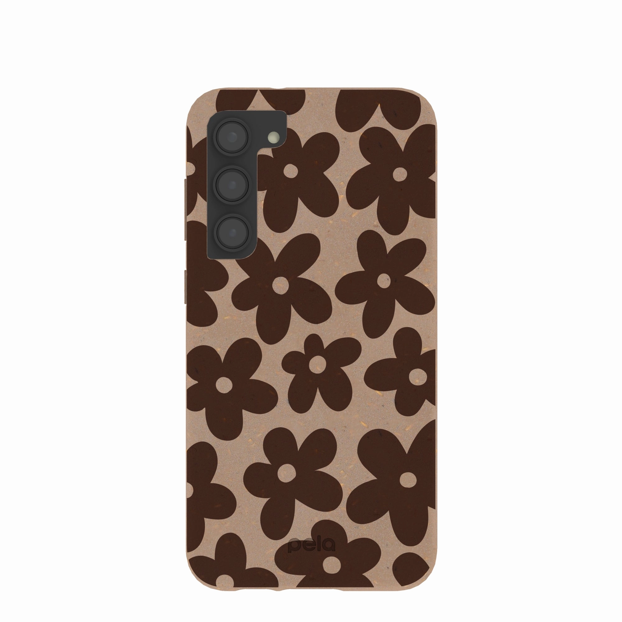 Chocolate Brown Earthy Blooms Samsung Galaxy S23 (Plus) Case Creative Style