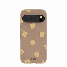 Chocolate Brown Mini Toast Google Pixel 10/10 Pro Case Color Finish