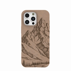 Everyday Comfort Chocolate Brown Silent Summit iPhone 16 Pro Max Case