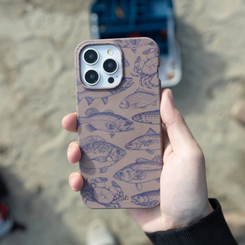 Grip Texture Premium Grip Chocolate Brown Vintage Catch iPhone 17 Pro Max Case