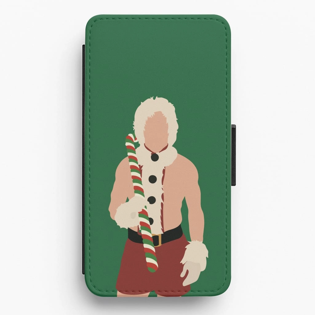Scratchproof Surface Durable Frame Christmas Schmidt Flip / Wallet Phone Case