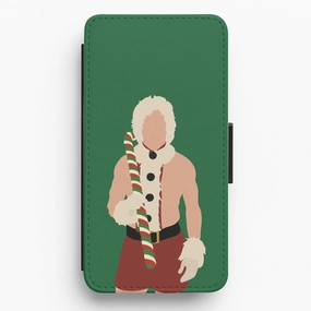 Scratchproof Surface Durable Frame Christmas Schmidt Flip / Wallet Phone Case
