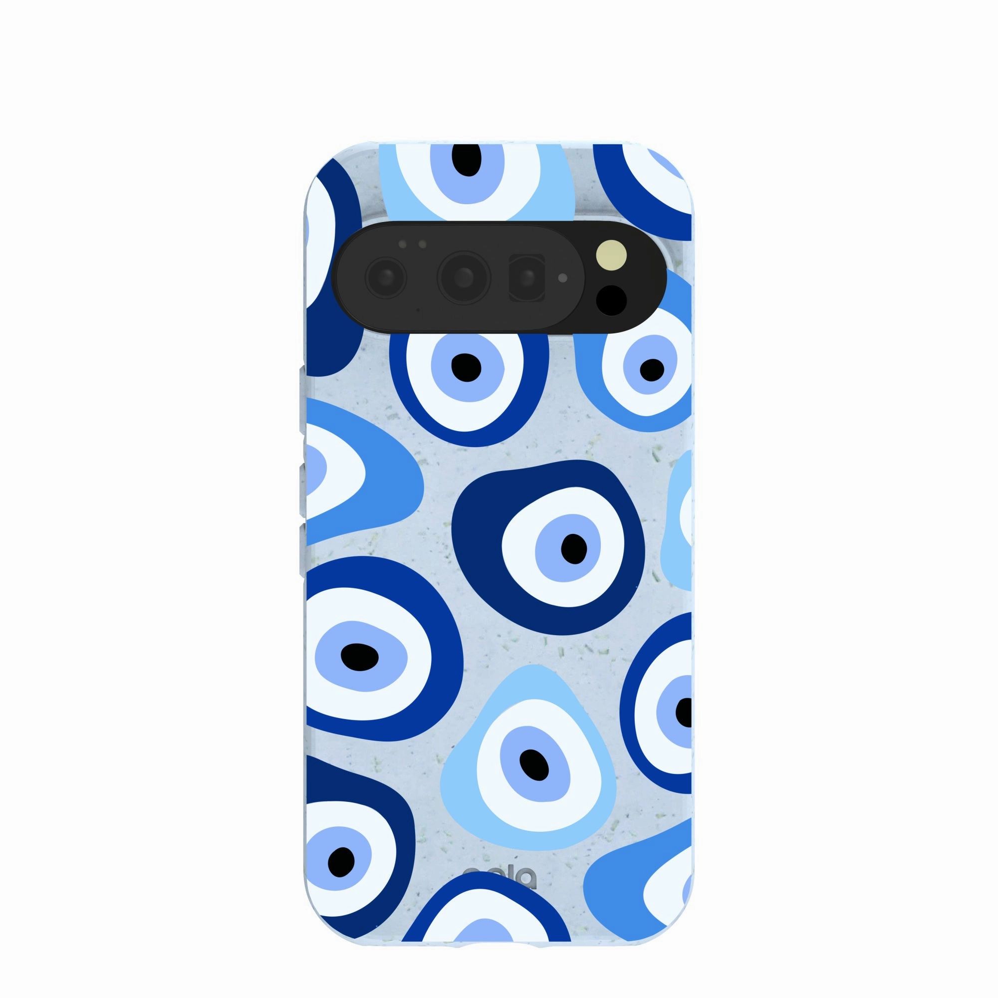 Transparent Look Powder Blue Evil Eye Google Pixel 10/10 Pro Case