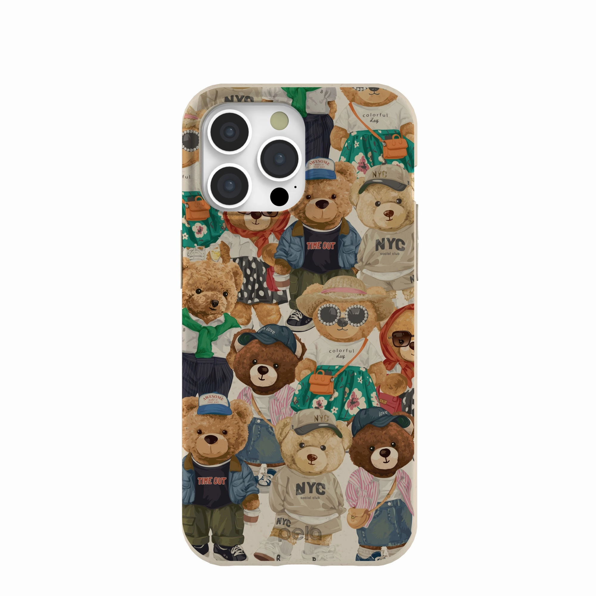 London Fog Unbearably Cute iPhone 15 Pro Max Case Easy Removal Flexible Detail Design