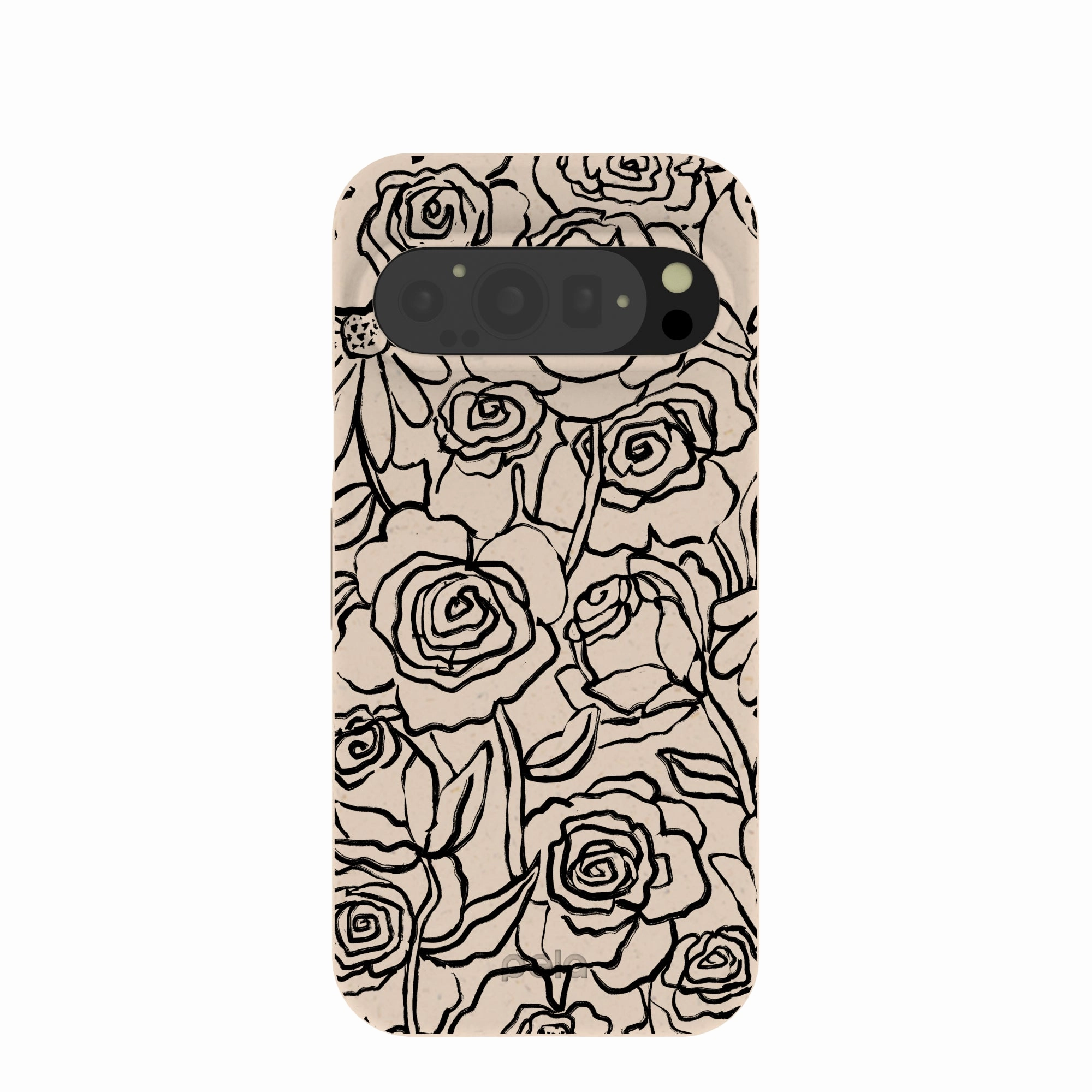 Seashell Inked Blooms Google Pixel 9/9 Pro Case Protective Form