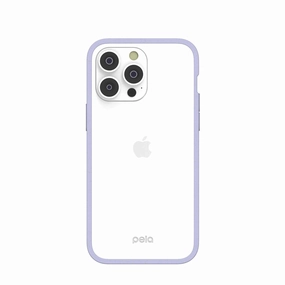 Pocket Ready Clear iPhone 14 Pro Max Case with Lavender Ridge