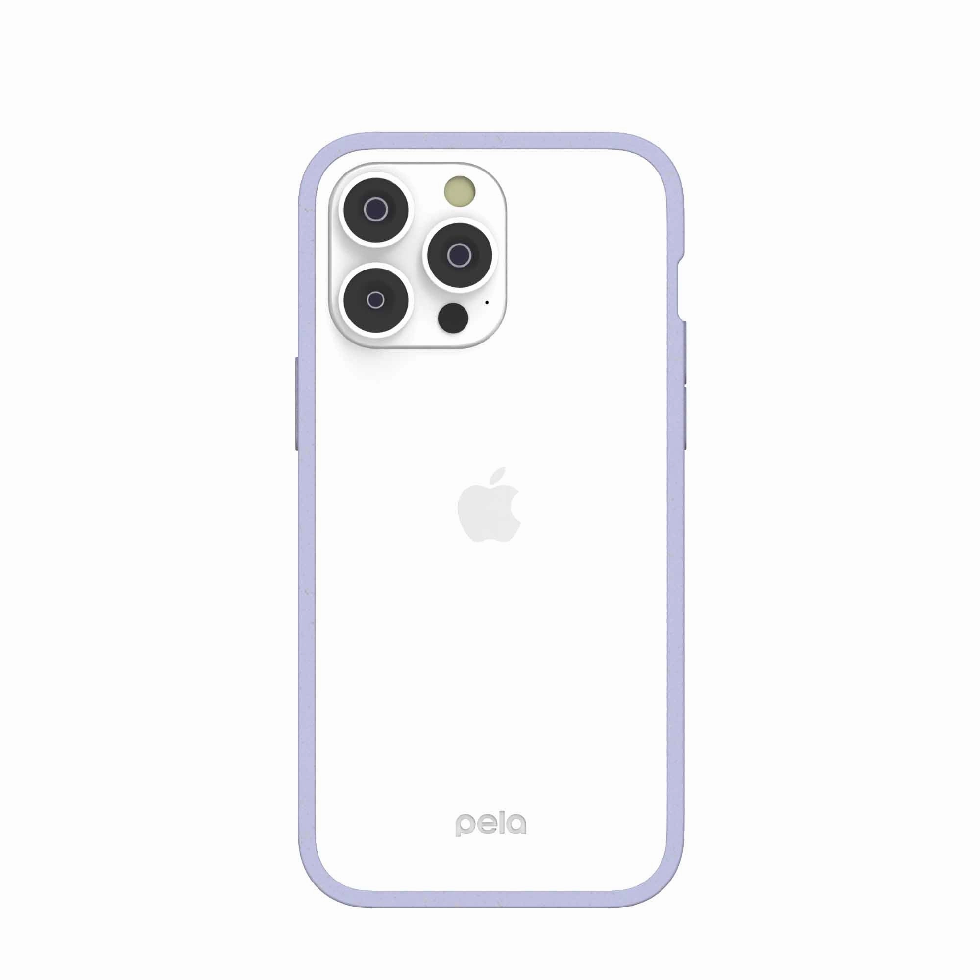 Pocket Ready Clear iPhone 14 Pro Max Case with Lavender Ridge